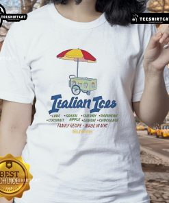 Official Only NY X Deli and Grocery Italian Ices ladies tee featuring vibrant graphics and a stylish design.