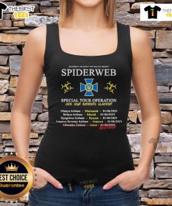 Official Operation Spider Web Tour Ukraine tank top featuring unique design and vibrant colors for fans and supporters.