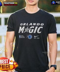 Official Orlando Magic NBA T-Shirt featuring team logo and colors, perfect for fans of the Orlando Magic basketball team.