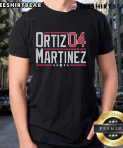 Official Ortiz Martinez '04 T-Shirt featuring bold graphics and vibrant colors, perfect for fans and collectors.