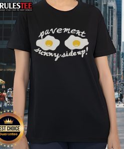 Official Pavement Sunny Side Up Ladies Tee in vibrant design, perfect for casual wear and music festival style.