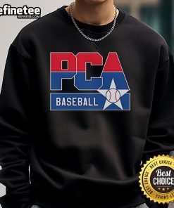 Official PCA Baseball Star Logo Sweatshirt featuring a bold logo design, perfect for fans and players alike.