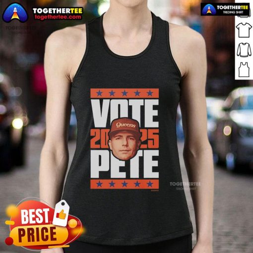Official Pete Alonso 2025 Vote Tank Top featuring bold graphics, perfect for supporting your favorite player this season.