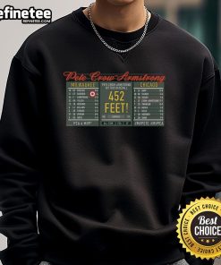 Official Pete Crow-Armstrong Milwaukee vs Chicago sweatshirt with team logos and vibrant colors for baseball fans.