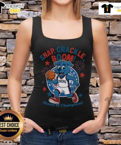Official Philadelphia 76ers Snap Crackle Boom Independence Day tank top featuring vibrant team colors and patriotic design.