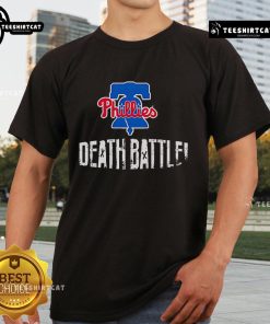 Official Philadelphia Phillies Death Battle T-Shirt featuring bold graphics and team colors for die-hard fans.
