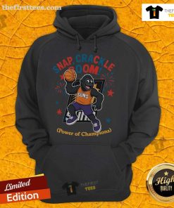 Official Phoenix Suns Snap Crackle Boom hoodie for Independence Day, showcasing team spirit and championship pride.