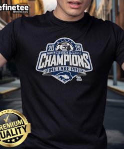 Alt Text: Official Pine Lake Prep Pride 2025 NCHSAA Women's Division 2A Soccer State Champions T-Shirt in vibrant colors.