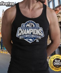 Alt Text: Official Pine Lake Prep Pride 2025 NCHSAA Women's Division 2A Soccer State Champions tank top design
