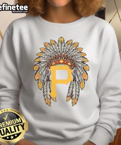 Official Pittsburgh Pirates Native American logo sweatshirt featuring vibrant colors and comfortable fit for fans.