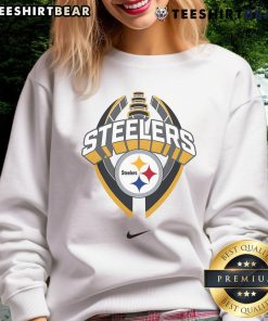 Official Pittsburgh Steelers Nike Icon Legend Sweatshirt featuring team colors and logo, perfect for fans.