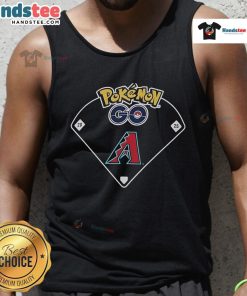 Official Pokmon GO Arizona Diamondbacks night tank top featuring vibrant team colors and logo for fans and collectors.