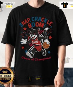 Official Portland Trail Blazers Snap Crackle Boom T-Shirt for Independence Day, featuring vibrant team colors and a festive design.