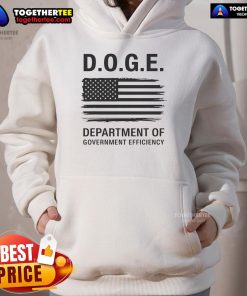 Official Premium Doge Department of Government Efficiency Hoodie featuring a stylish design and vibrant colors.