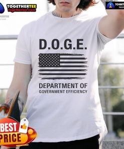 Official Premium Doge Department Of Government Efficiency T-Shirt featuring a vibrant Doge graphic and stylish design.