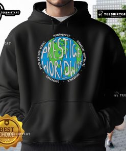 Official Prestige Worldwide Management Hoodie in black, featuring logo design and a stylish, comfortable fit for casual wear.