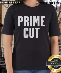 Alt Text: Official Prime Cut Ladies Tee in stylish design, perfect for casual wear and showcasing modern fashion trends.