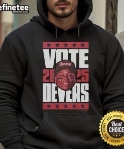 Alt Text: Official Rafael Devers 2025 Vote Hoodie featuring a stylish design perfect for baseball fans and supporters.