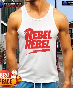 Official Rebel Rebel Style Tank Top featuring a bold graphic design, perfect for trendy summer outfits.
