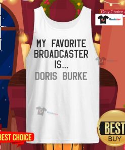 Official Richard Jefferson tank top featuring 'My Favorite Broadcaster Is Doris Burke' design, perfect for fans.