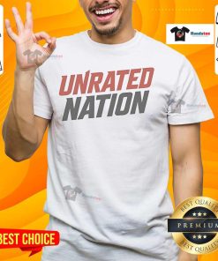 Official Ross Smith Unrated Nation Logo T-Shirt featuring bold logo design on premium fabric for fans and supporters.
