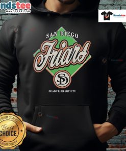 Official San Diego Friars Dead Friar Society hoodie featuring unique design and vibrant colors for fans.