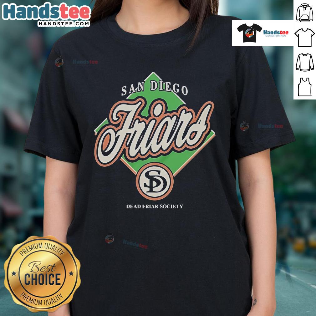 Official San Diego Friars Dead Friar Society Ladies Tee Official San Diego Friars Dead Friar Society Ladies Tee featuring a stylish design perfect for fans of the team.