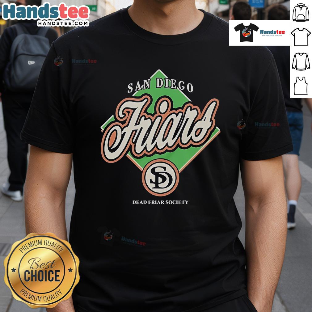 Official San Diego Friars Dead Friar Society T Shirt Official San Diego Friars Dead Friar Society T-Shirt featuring unique design for fans of the San Diego Friars.