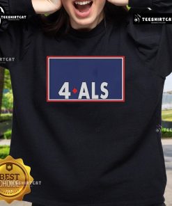 Official Sarah Nauser 4 ALS sweatshirt featuring a stylish design to support ALS awareness and fundraising efforts.
