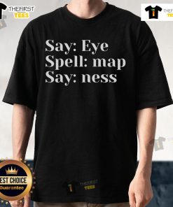 Official Say Eye Spell Map Say Ness T-Shirt featuring unique design and vibrant colors, perfect for fans and collectors.