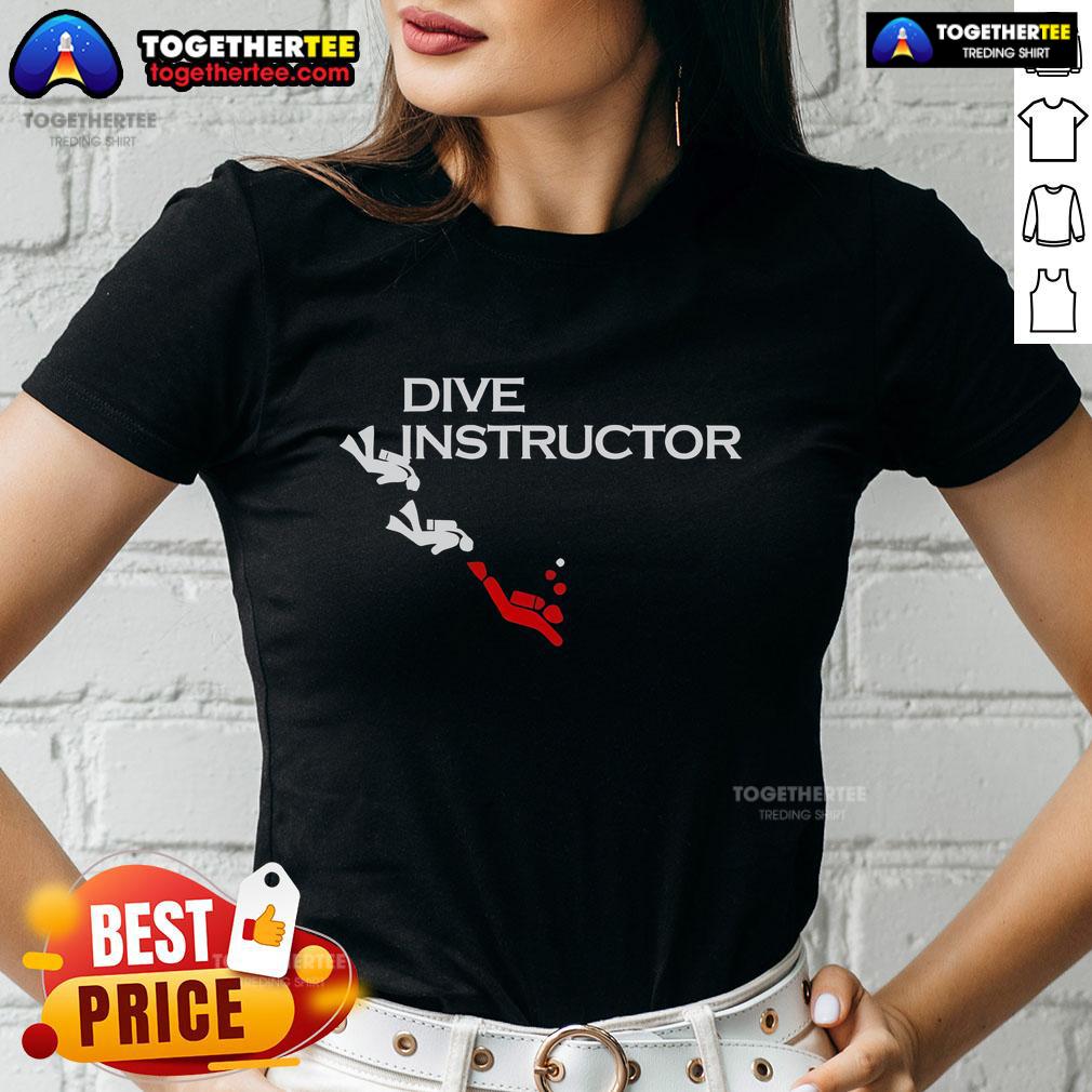 Official Scuba Diving Dive Instructor Ladies Tee Official Scuba Diving Dive Instructor Ladies Tee featuring a stylish design for female divers and ocean enthusiasts.