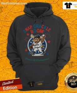 Seattle Mariners Snap Crackle Boom hoodie in red, celebrating Independence Day with a champion vibe.