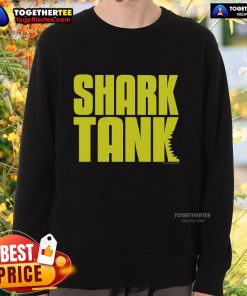 Official Shark Tank Logo Sweatshirt showcasing a stylish design for fans of the popular TV show and entrepreneurs.
