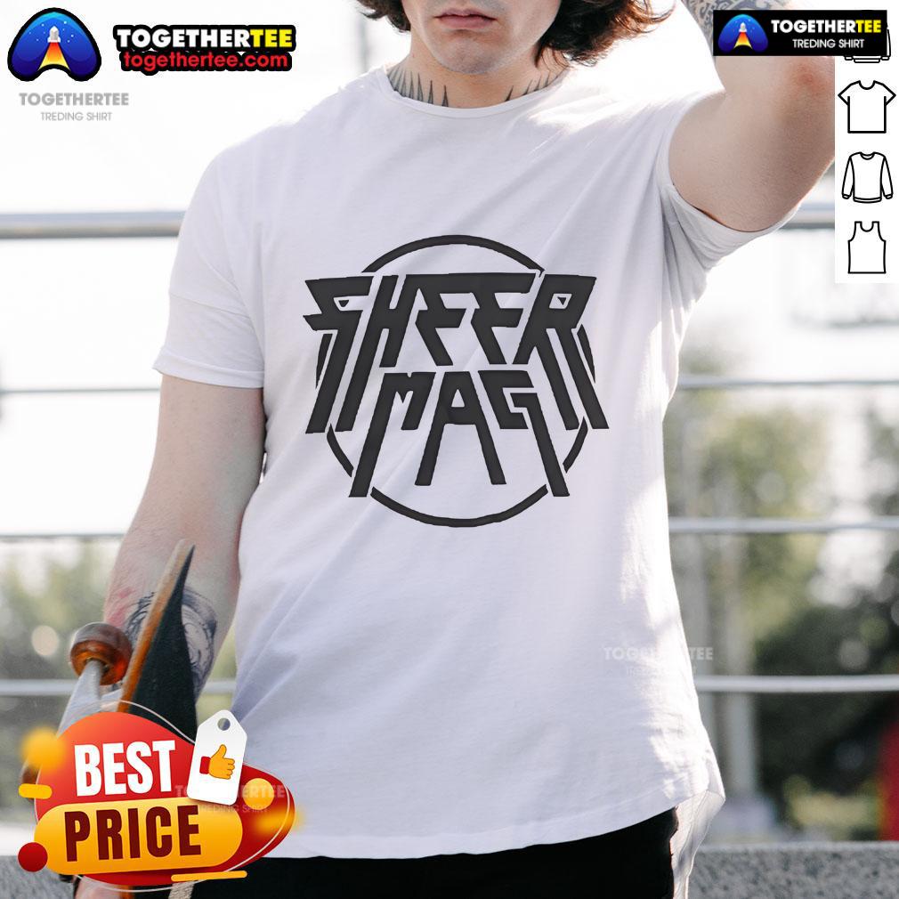 Official Sheer Mag Logo T Shirt Official Sheer Mag Logo T-Shirt featuring a bold logo design, perfect for fans of the band and stylish casual wear.