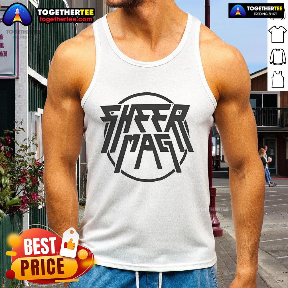 Official Sheer Mag Logo Tank Top Official Sheer Mag logo tank top featuring a bold graphic design, perfect for fans of the band and casual wear.