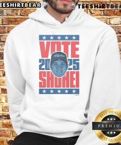 Official Shohei Ohtani 2025 Vote Hoodie featuring bold graphics and comfortable design for fans and supporters.