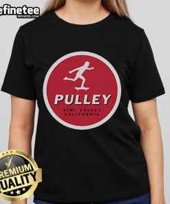 Official Skater Pulley Simi Valley California Ladies Tee featuring a stylish design and comfortable fit for casual wear.