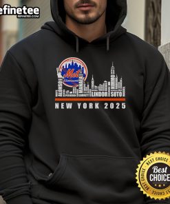 New York Mets 2025 hoodie featuring official skyline design, perfect for fans and stylish casual wear.