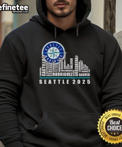 Official Seattle Seahawks 2025 hoodie featuring the iconic skyline design, perfect for fans and casual wear.
