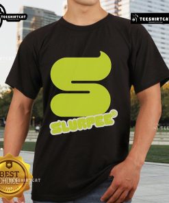 Official Slurpee S Logo T-Shirt featuring vibrant colors and a trendy design, perfect for Slurpee fans and casual wear.
