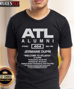 Official So So Def ATL Alumni Jermaine Dupri Welcome To Atlanta T-Shirt featuring vibrant graphics and bold design.