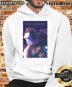 Official Solo Leveling hoodie, celebrating the most viewed anime on Crunchyroll as of March 2025, stylish and vibrant design.