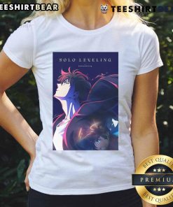 Official Solo Leveling Ladies Tee featuring artwork from the most viewed anime on Crunchyroll as of March 2025.