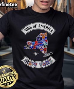 Official Sons Of America New York Sports T-Shirt featuring bold graphics and a comfortable fit for sports fans.