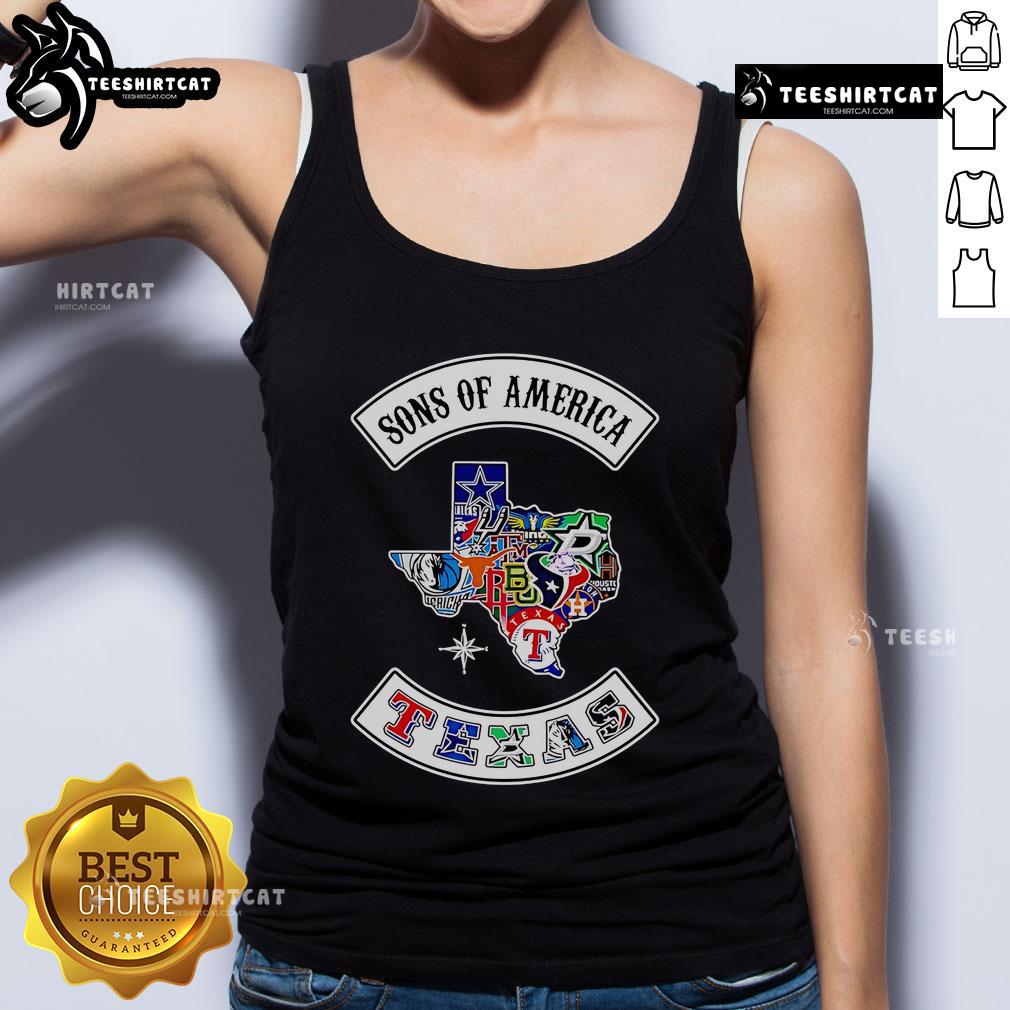 Official Sons Of America Texas Sports Tank Top Official Sons of America Texas sports tank top featuring bold design and vibrant colors for fans and athletes.