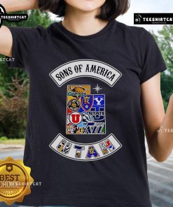 Official Sons of America Utah Sports ladies tee featuring a stylish design perfect for fans and casual wear.