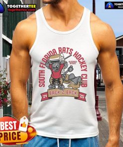 Official South Florida Rats Hockey Club 2024-2025 Back 2 Back tank top featuring team logo and vibrant design.