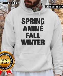 Official Spring Amine Fall Winter Hoodie in stylish design, perfect for cozy layering during chilly seasons.