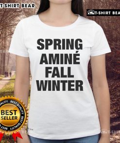 Alt Text: Official Spring Amine Fall Winter Ladies Tee in stylish design, perfect for seasonal fashion and casual wear.