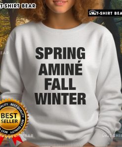 Official Spring Amine Fall Winter Sweatshirt featuring a stylish design, perfect for seasonal layering and comfort.